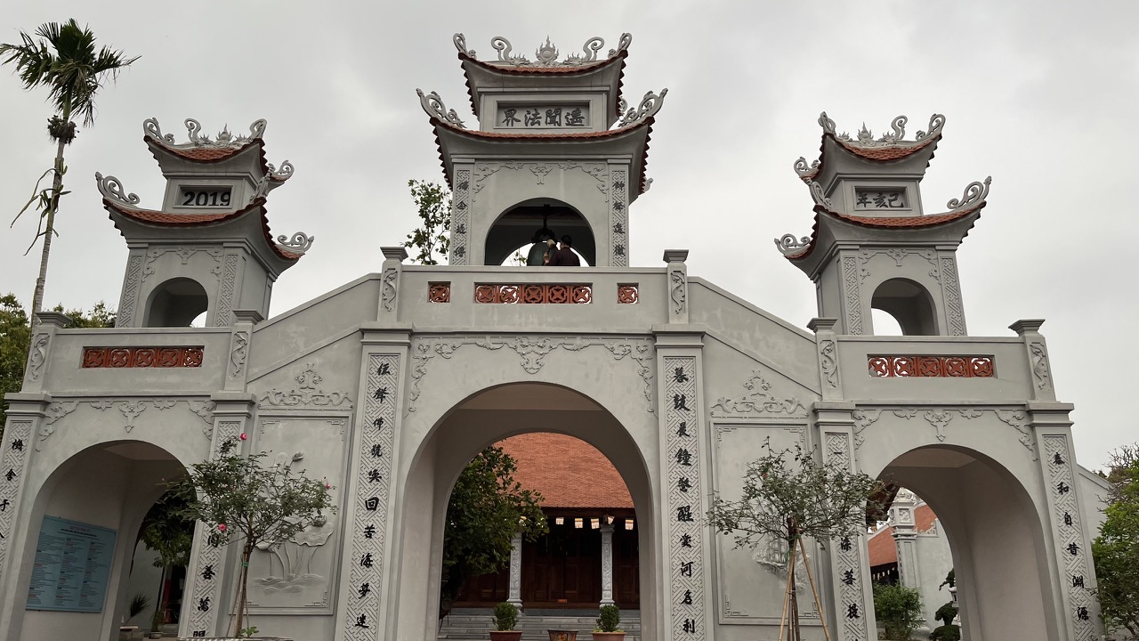 Bảo vật Quốc gia: Chuông chùa An Xá (góc chụp 5)